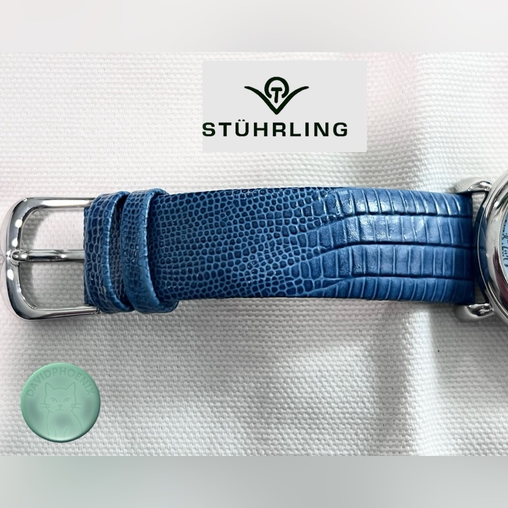 Stuhrling Original Blue and Silver Smartwatch Lady Wall Street 108 Automatic - Picture 4 of 10